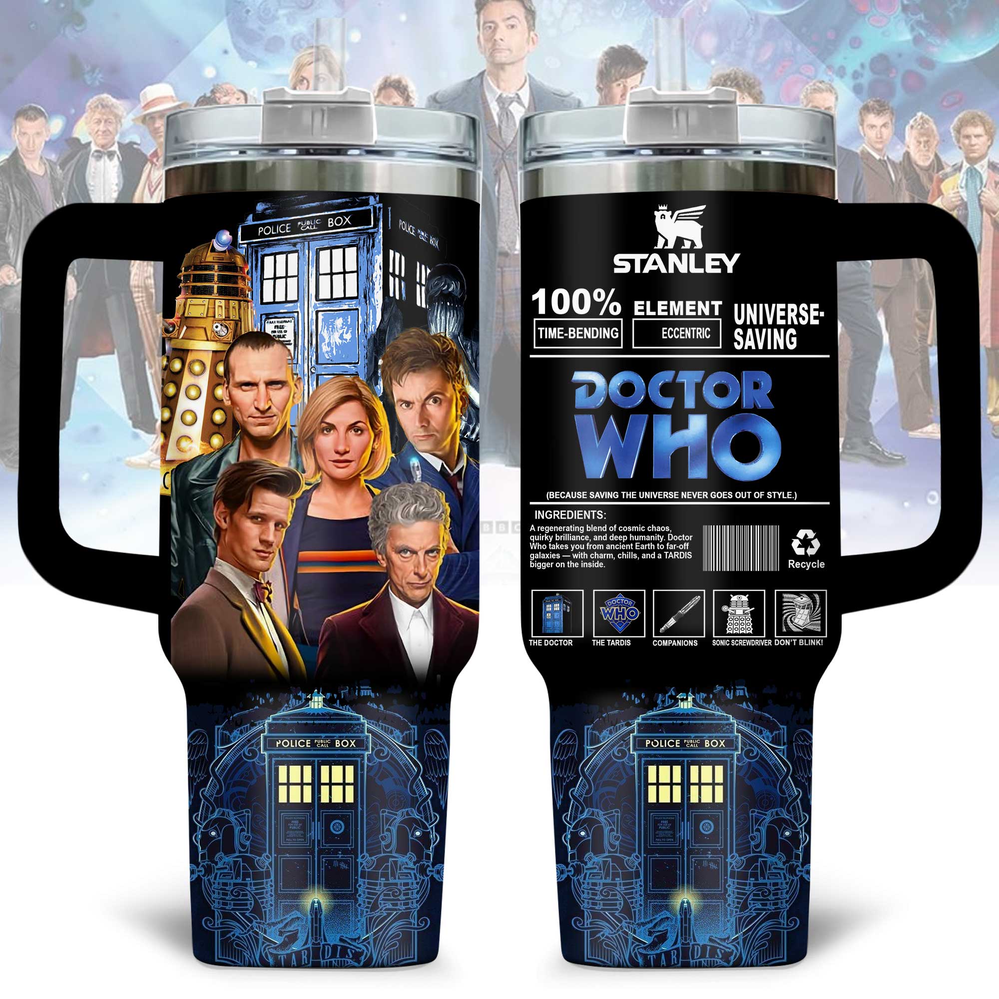 Doctor Who TV Series Custom Stanley Cup 40 oz 30 oz Tumbler With HandleTVC2301173