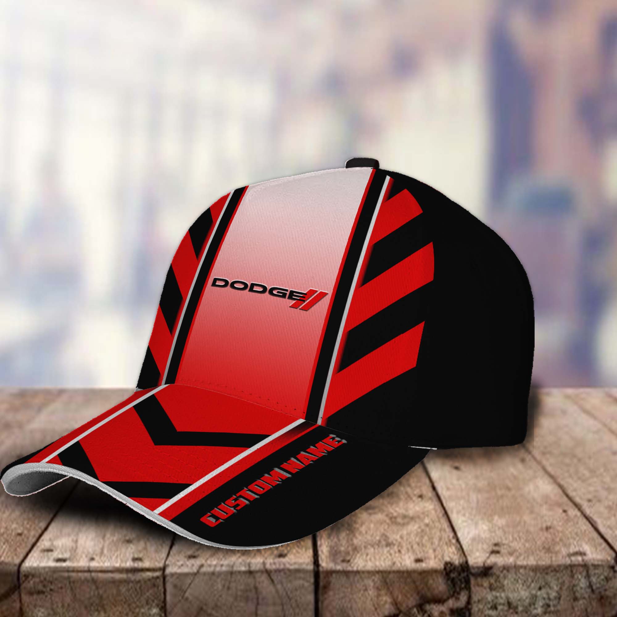 Dodge Challenger 3D Classic Cap Custom Name Trucker Hats Custom Hats Gifts For Men & Women