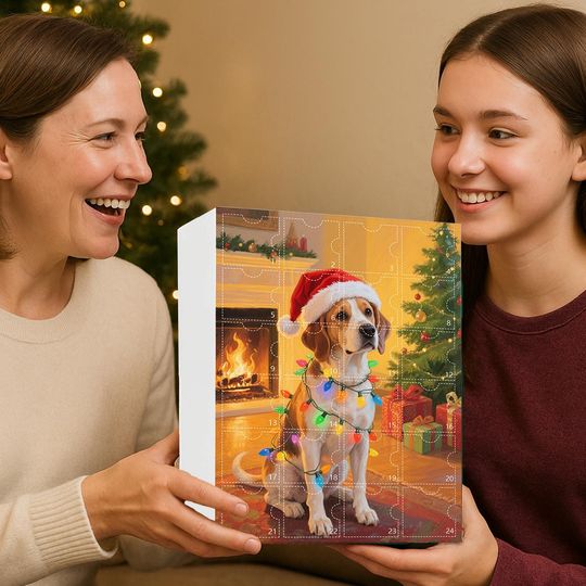 Dog Breed Advent Calendar 2025, 24 Day Countdown Dog Figurines : Vintage Christmas Ornament Countdown - Image 22
