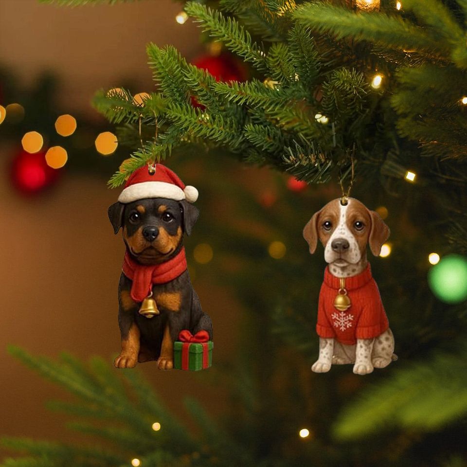 Dog Breeds Advent Calendar 2025, 24 Day Dogs Figurines With 6 Style Box: Vintage Christmas Ornament Countdown - Image 7