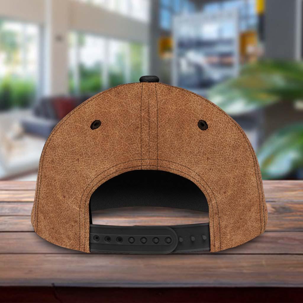 Dog Brown Curves And Paw Personalized Classic Cap, Personalized Gift for Dog Lovers, Dog Dad, Dog Mom Trucker Hats Custom Hats Gifts For Men & Women