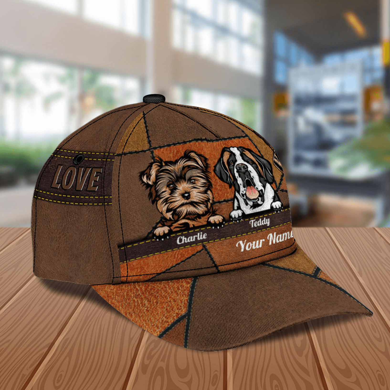 Dog Colorful Personalized Cap, Personalized Gift for Dog Lovers, Dog Dad, Dog Mom Trucker Hats Custom Hats Gifts For Men & Women