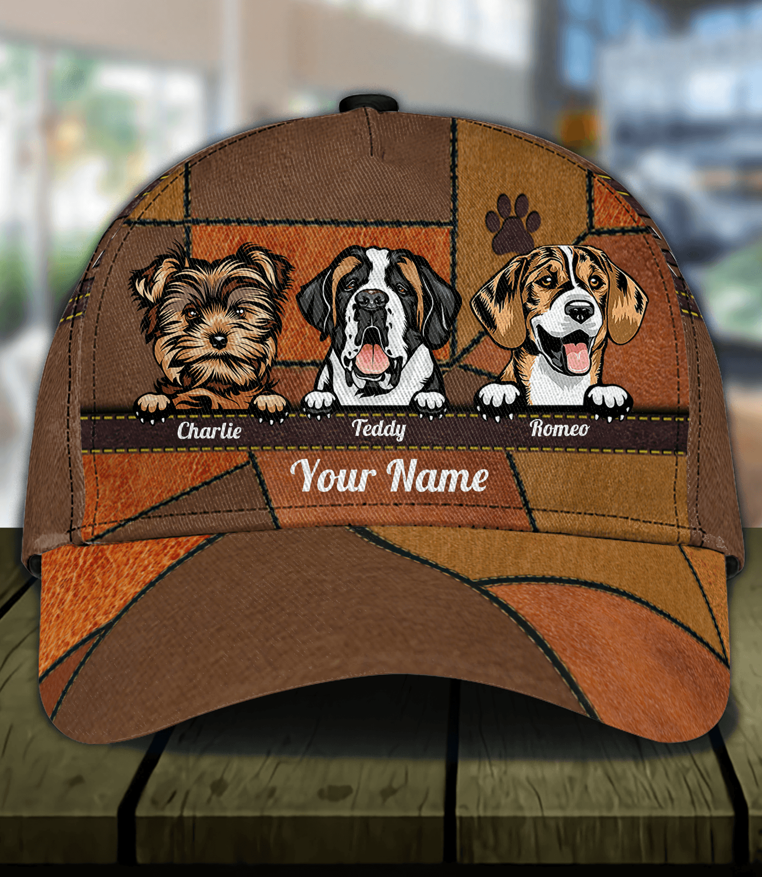 Dog Colorful Personalized Cap, Personalized Gift for Dog Lovers, Dog Dad, Dog Mom Trucker Hats Custom Hats Gifts For Men & Women