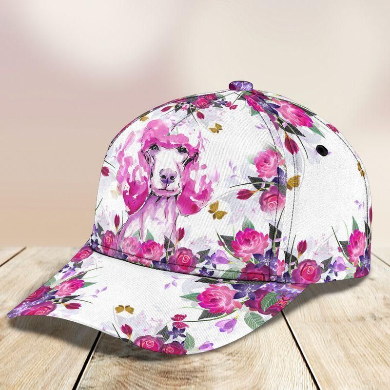 Dog Flora Painting Classic Cap Baseball Cap For Dog Lovers Trucker Hats Custom Hats Gifts For Men & Women