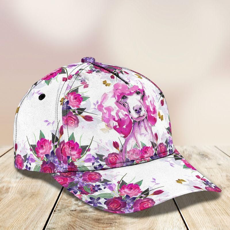 Dog Flora Painting Classic Cap Baseball Cap For Dog Lovers Trucker Hats Custom Hats Gifts For Men & Women
