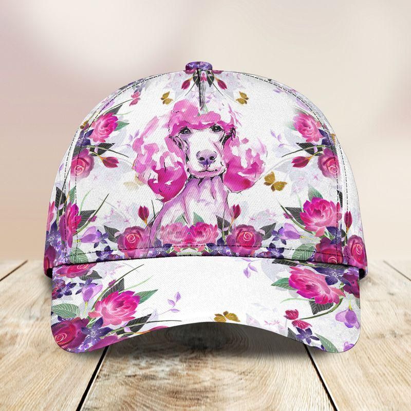 Dog Flora Painting Classic Cap Baseball Cap For Dog Lovers Trucker Hats Custom Hats Gifts For Men & Women