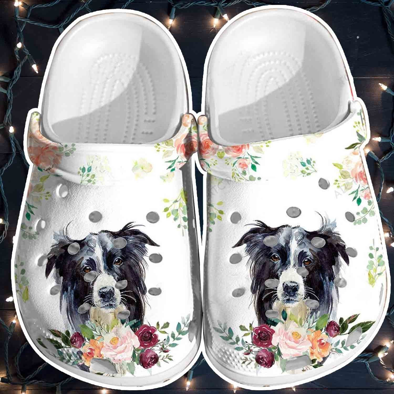 Dog Flower Croc - Animal Shoes Crocbland Clog Gifts For Niece