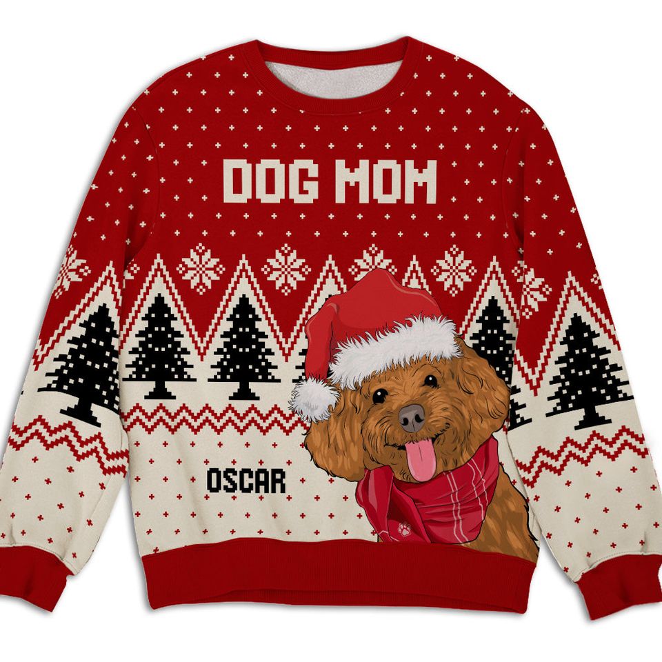 Dog Looking - Personalized Custom All-Over-Print Sweatshirt