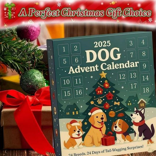 Dog Lover Advent Calendar Christmas 2025 with 24 Acrylic Ornaments, Christmas Countdown Gift for Dog Lovers - Image 14