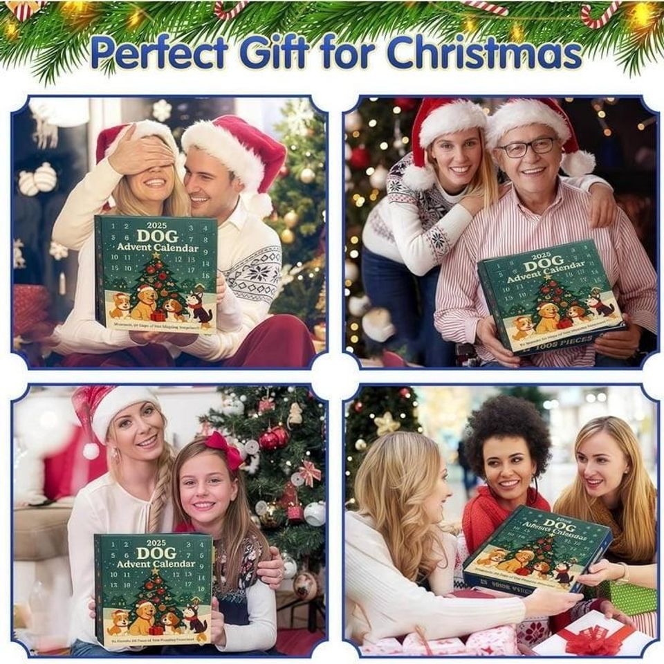 Dog Lover Advent Calendar Christmas 2025 with 24 Acrylic Ornaments, Christmas Countdown Gift for Dog Lovers - Image 7