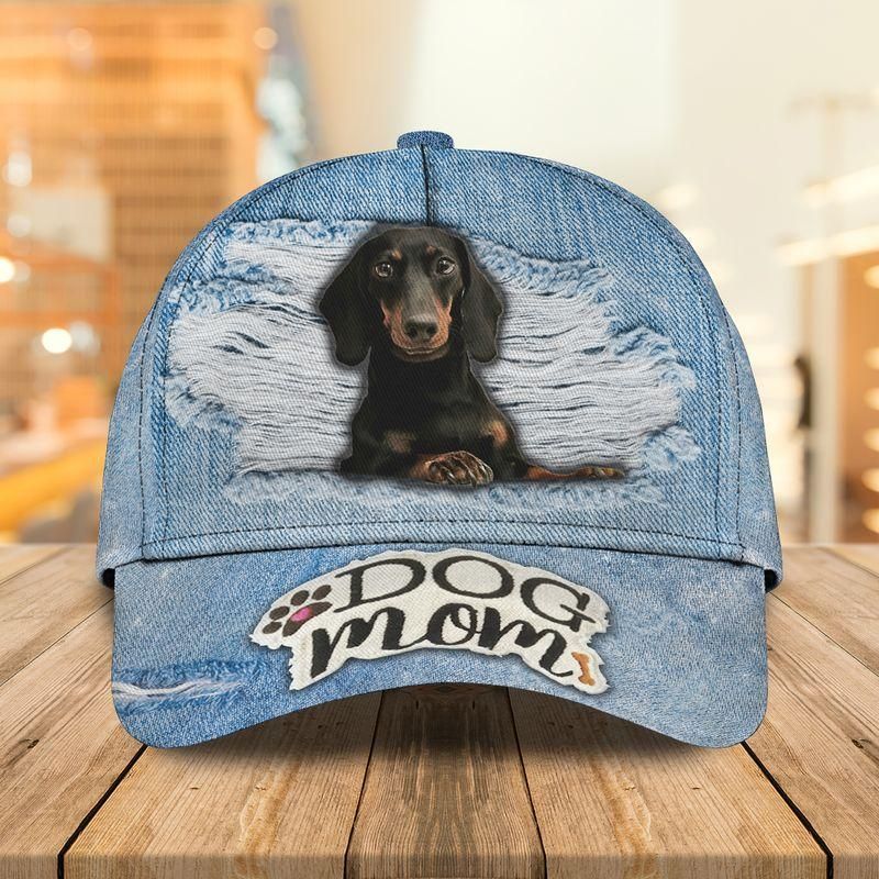 Dog Mom Classic Cap Baseball Cap For Dog Lovers Trucker Hats Custom Hats Gifts For Men & Women
