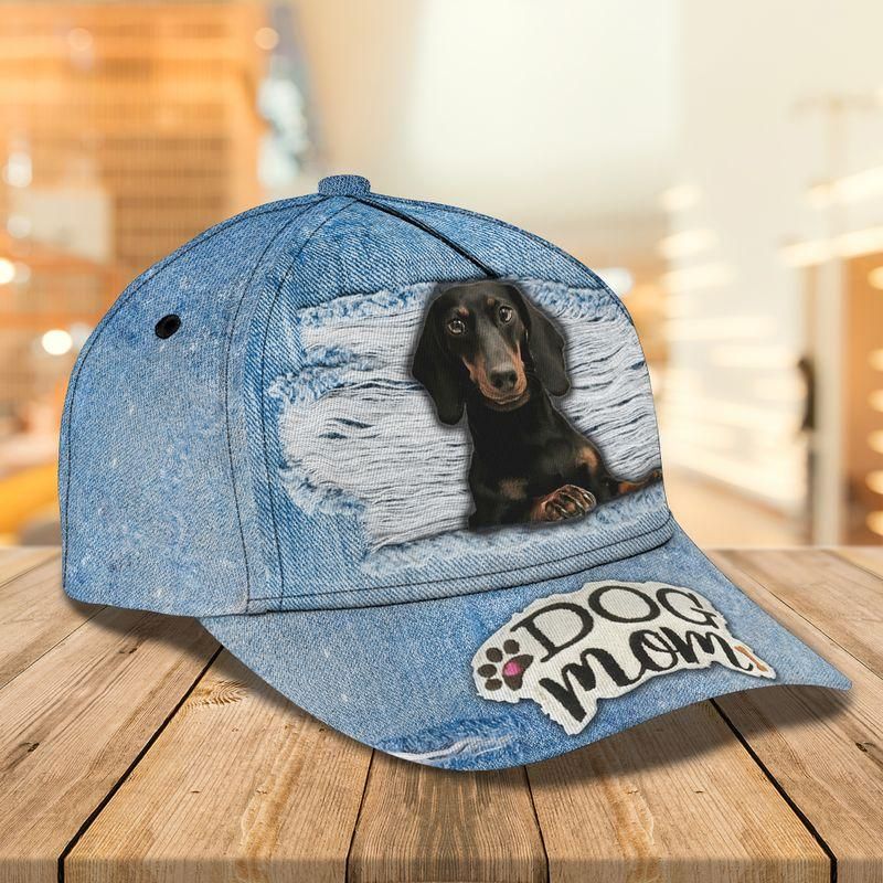 Dog Mom Classic Cap Baseball Cap For Dog Lovers Trucker Hats Custom Hats Gifts For Men & Women