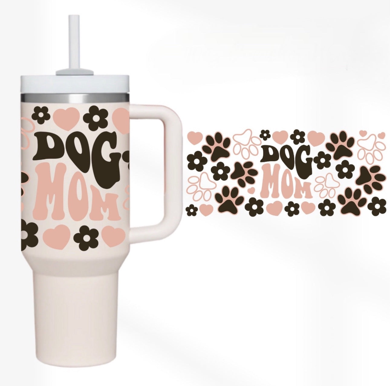 Dog Mom Custom Stanley Cup 40 oz 30 oz Tumbler With HandleTVC2301747