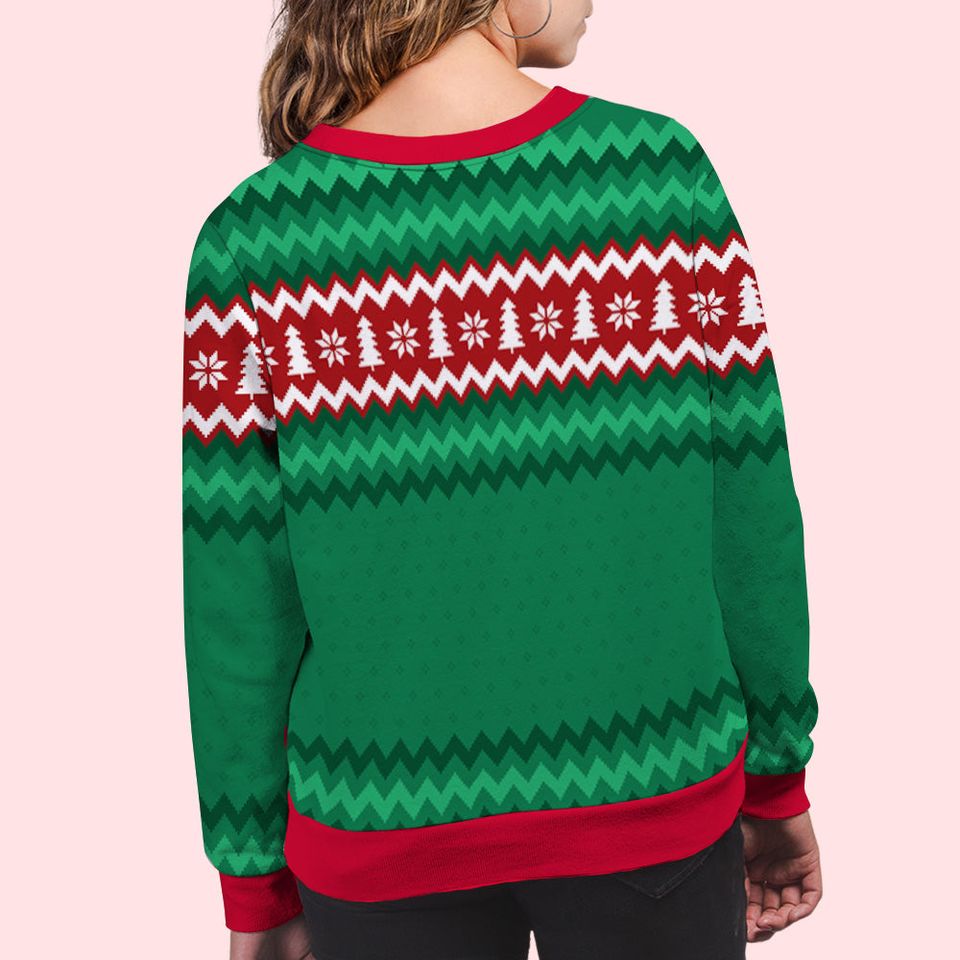 Dog Mom Dad Simple - Personalized All-Over-Print Sweatshirt - Christmas Gift For Pet Owners, Pet Lovers, Dog Lovers - Image 3