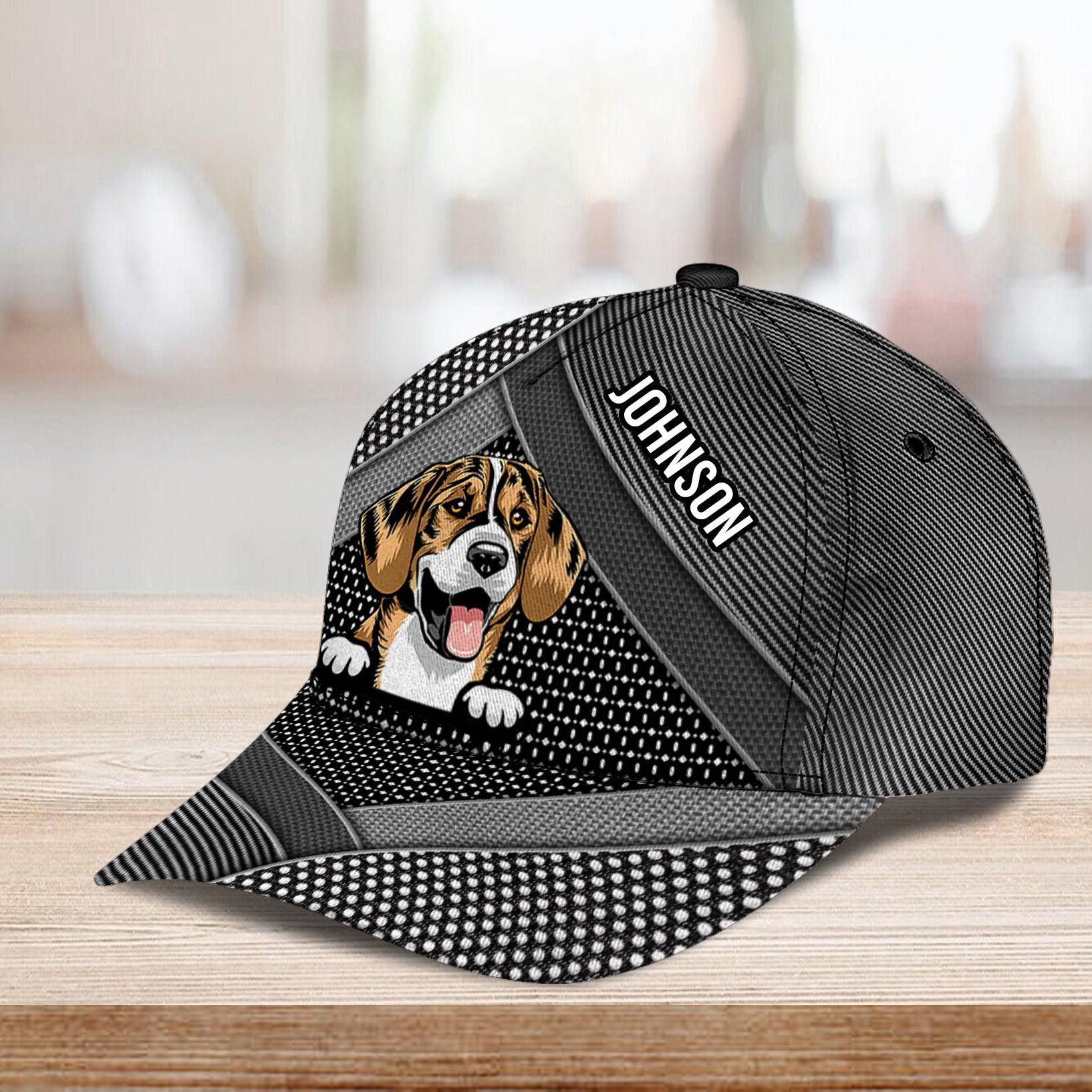 Dog Personalized Classic Cap, Personalized Gift for Dog Lovers, Dog Dad, Dog Mom Trucker Hats Custom Hats Gifts For Men & Women