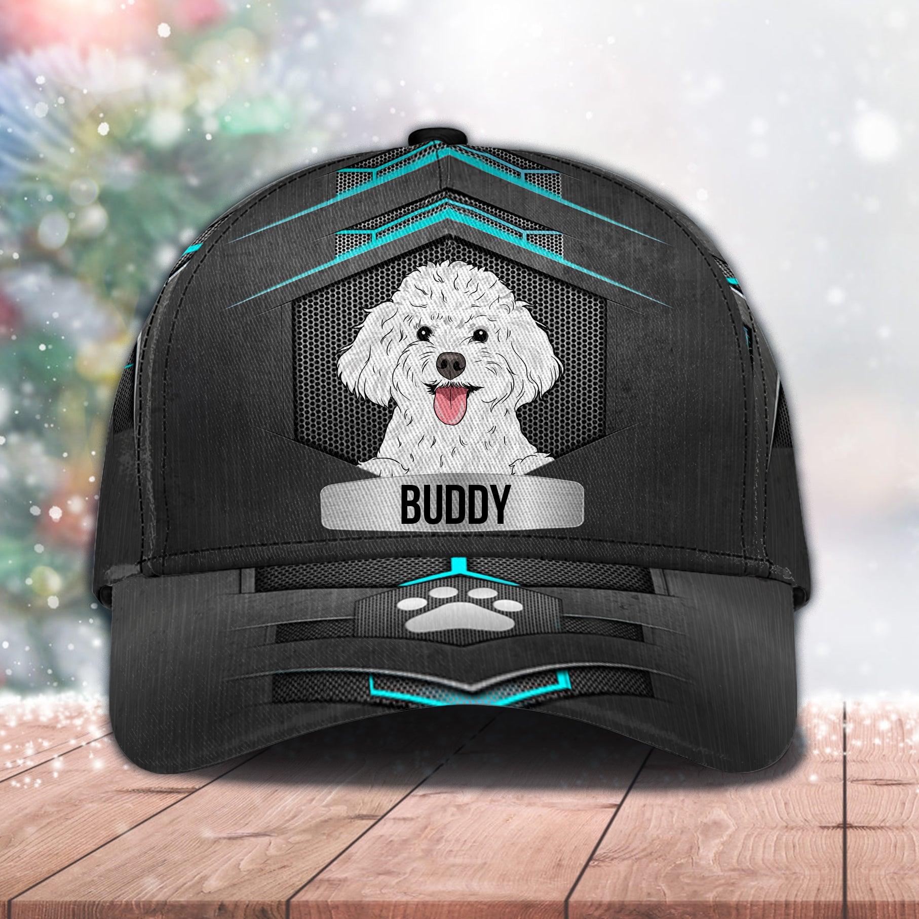 Dog Personalized Classic Cap, Personalized Gift for Dog Lovers, Dog Dad, Dog Mom Trucker Hats Custom Hats Gifts For Men & Women