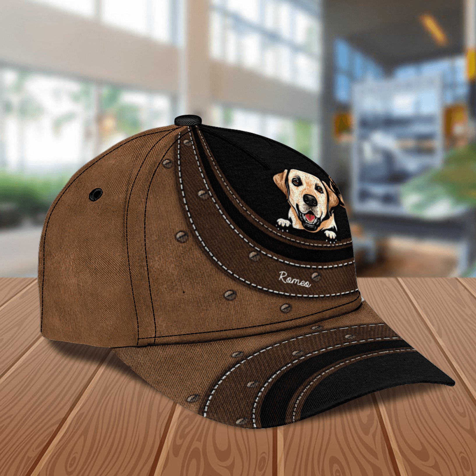 Dog Personalized Classic Cap, Personalized Gift for Dog Lovers, Dog Dad, Dog Mom Trucker Hats Custom Hats Gifts For Men & Women