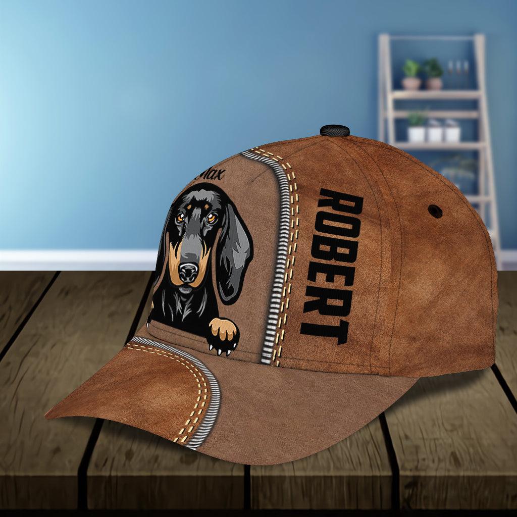 Dog Personalized Classic Cap, Personalized Gift for Dog Lovers, Dog Dad, Dog Mom Trucker Hats Custom Hats Gifts For Men & Women