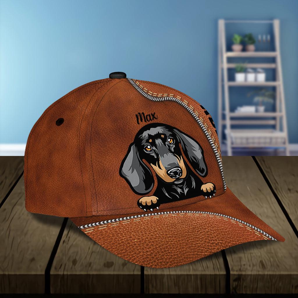 Dog Personalized Classic Cap, Personalized Gift for Dog Lovers, Dog Dad, Dog Mom Trucker Hats Custom Hats Gifts For Men & Women
