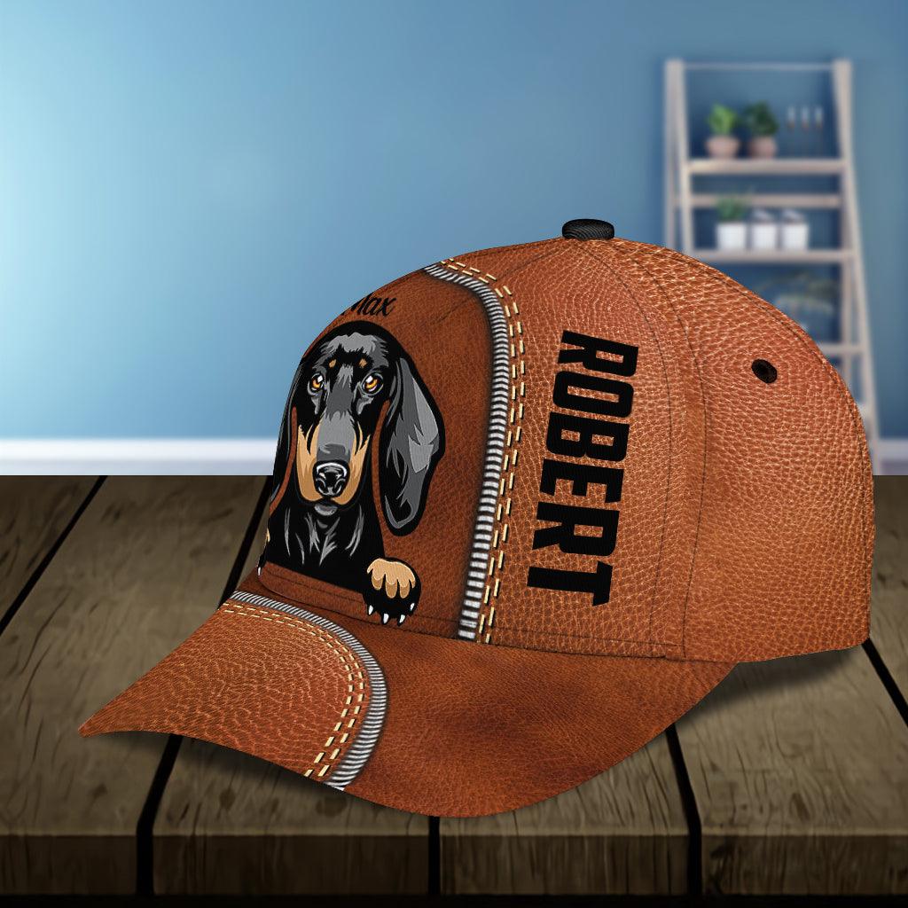 Dog Personalized Classic Cap, Personalized Gift for Dog Lovers, Dog Dad, Dog Mom Trucker Hats Custom Hats Gifts For Men & Women