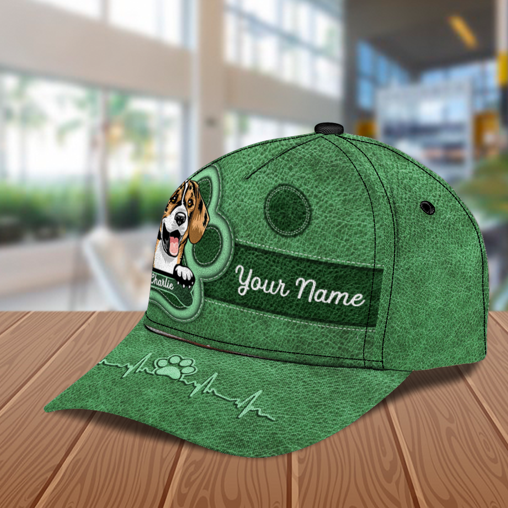 Dog Personalized Classic Cap, Personalized Gift for Dog Lovers, Dog Dad, Dog Mom Trucker Hats Custom Hats Gifts For Men & Women