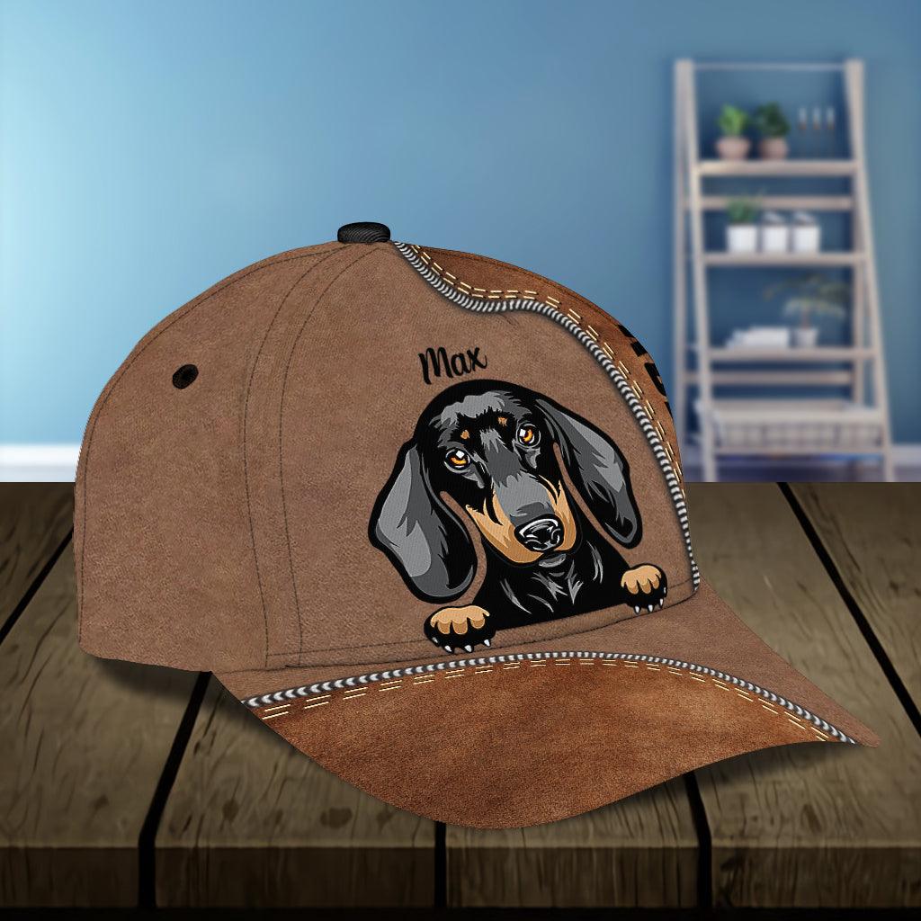 Dog Personalized Classic Cap, Personalized Gift for Dog Lovers, Dog Dad, Dog Mom Trucker Hats Custom Hats Gifts For Men & Women