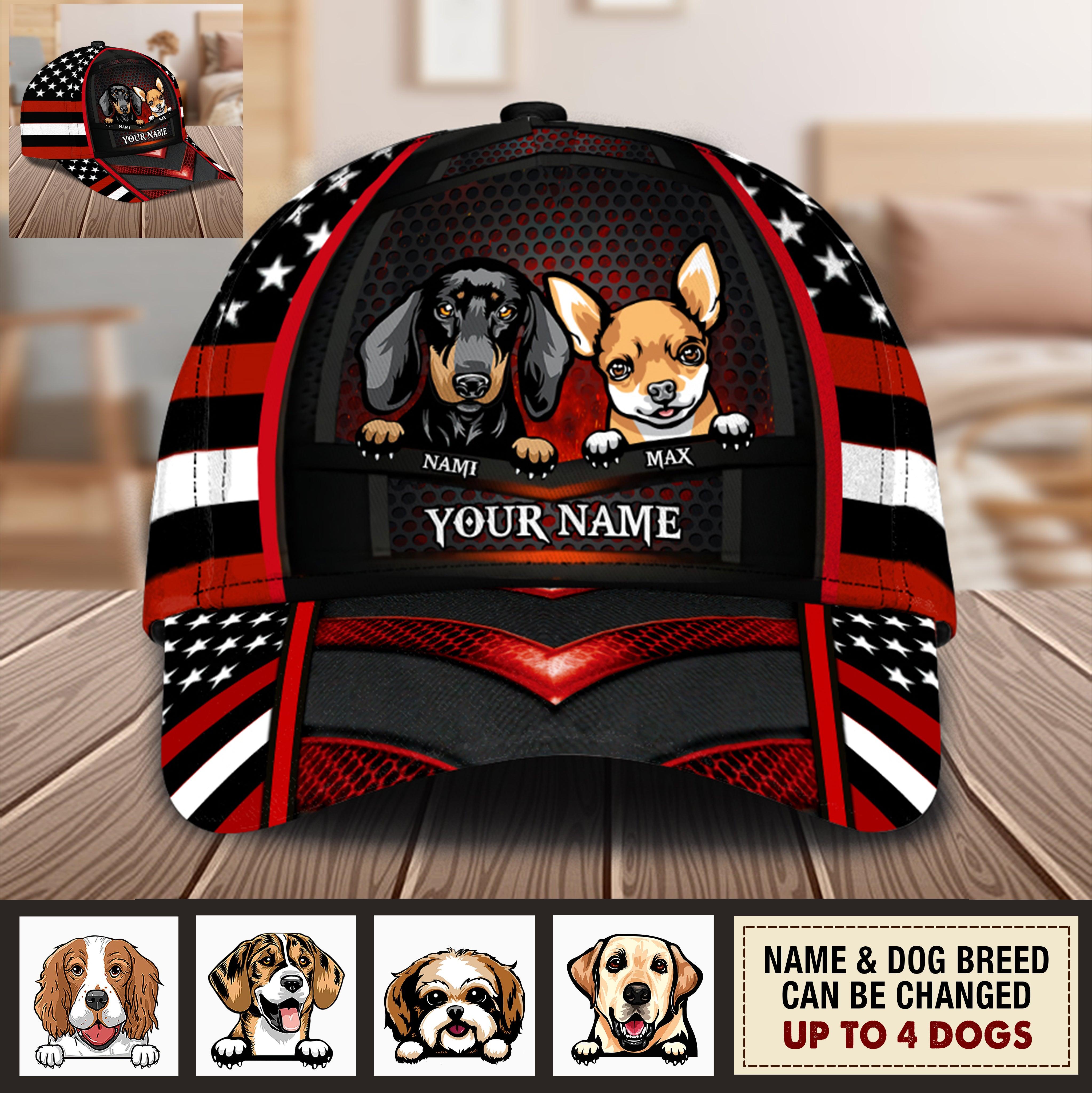 Dog Super Cool Personalized Cap, Personalized Gift for Dog Lovers, Dog Dad, Dog Mom Trucker Hats Custom Hats Gifts For Men & Women