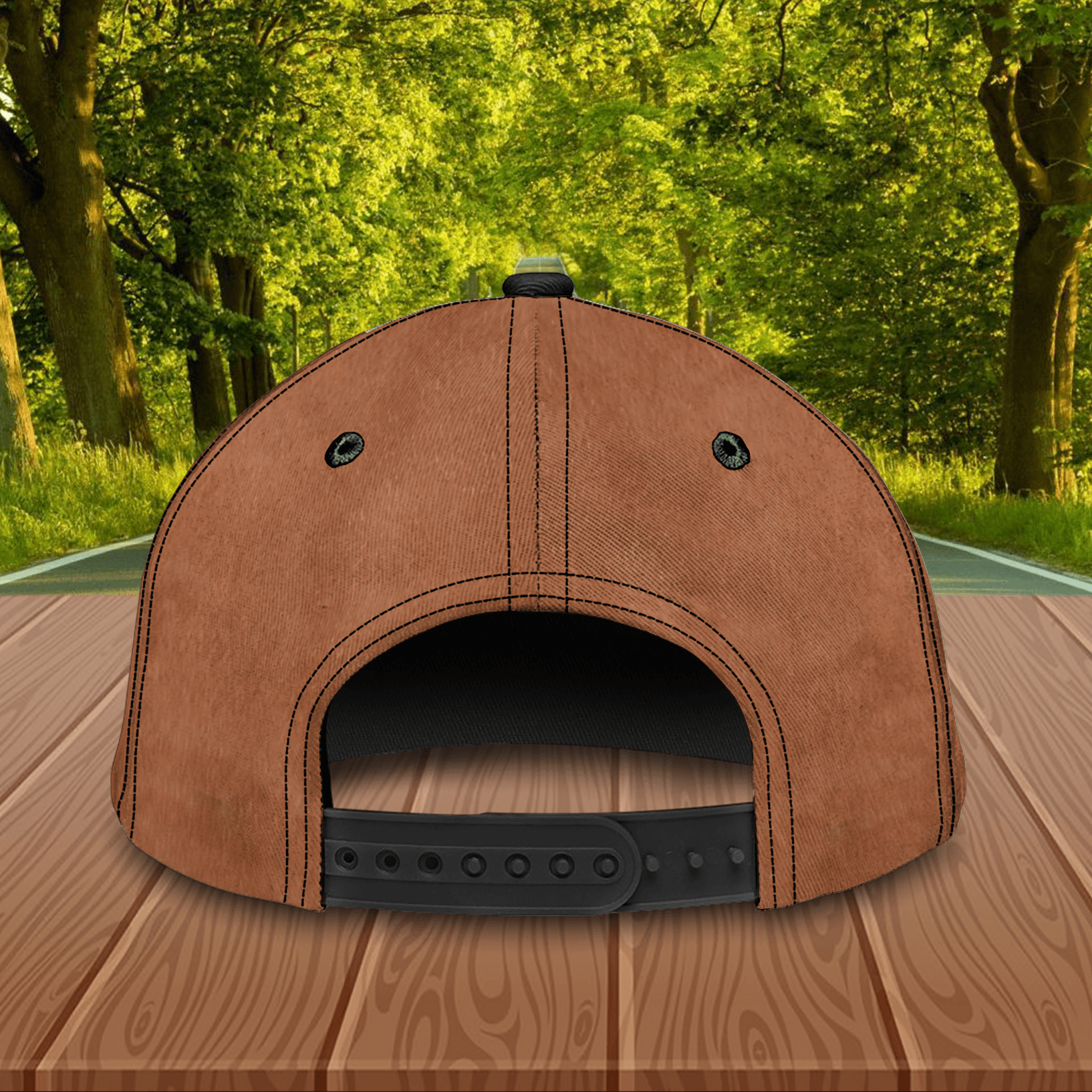 Dogs With Leather Pattern Personalized Classic Cap, Personalized Gift for Dog Lovers, Dog Dad, Dog Mom Trucker Hats Custom Hats Gifts For Men & Women