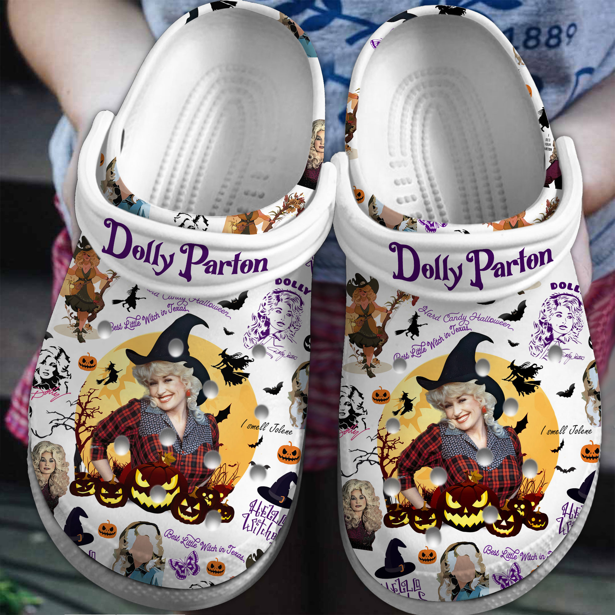 Dolly Parton Music Crocs Crocband Clogs Shoes Comfortable For Men Women and Kids