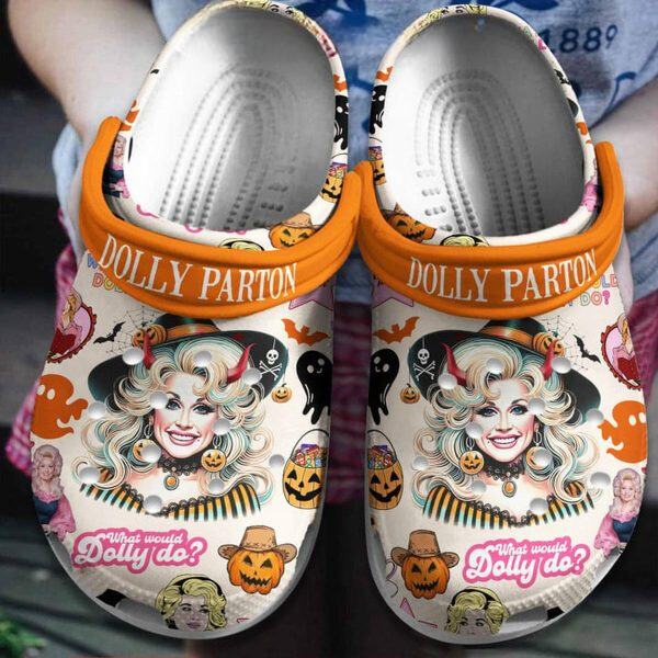 Dolly Parton Music Crocs Crocband Clogs Shoes Comfortable For Men Women and Kids