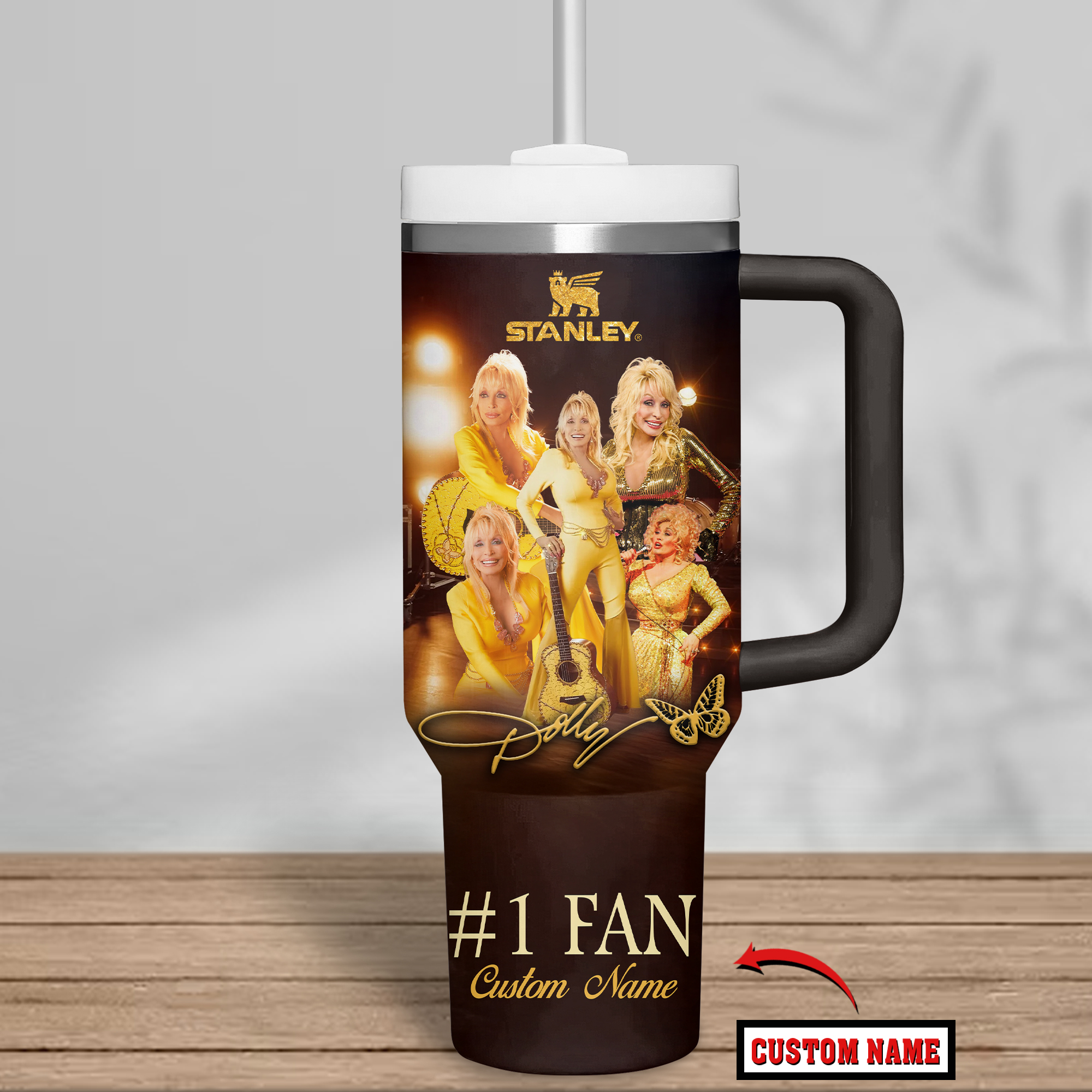 Dolly Parton Music Custom Stanley Cup 40 oz 30 oz Tumbler With HandleTVC2301177 - Image 3