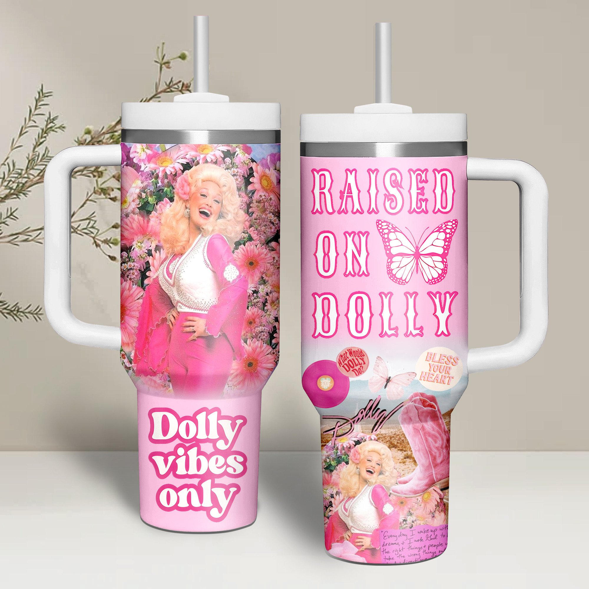 Dolly Parton Music Custom Stanley Cup 40 oz 30 oz Tumbler With HandleTVC2301262