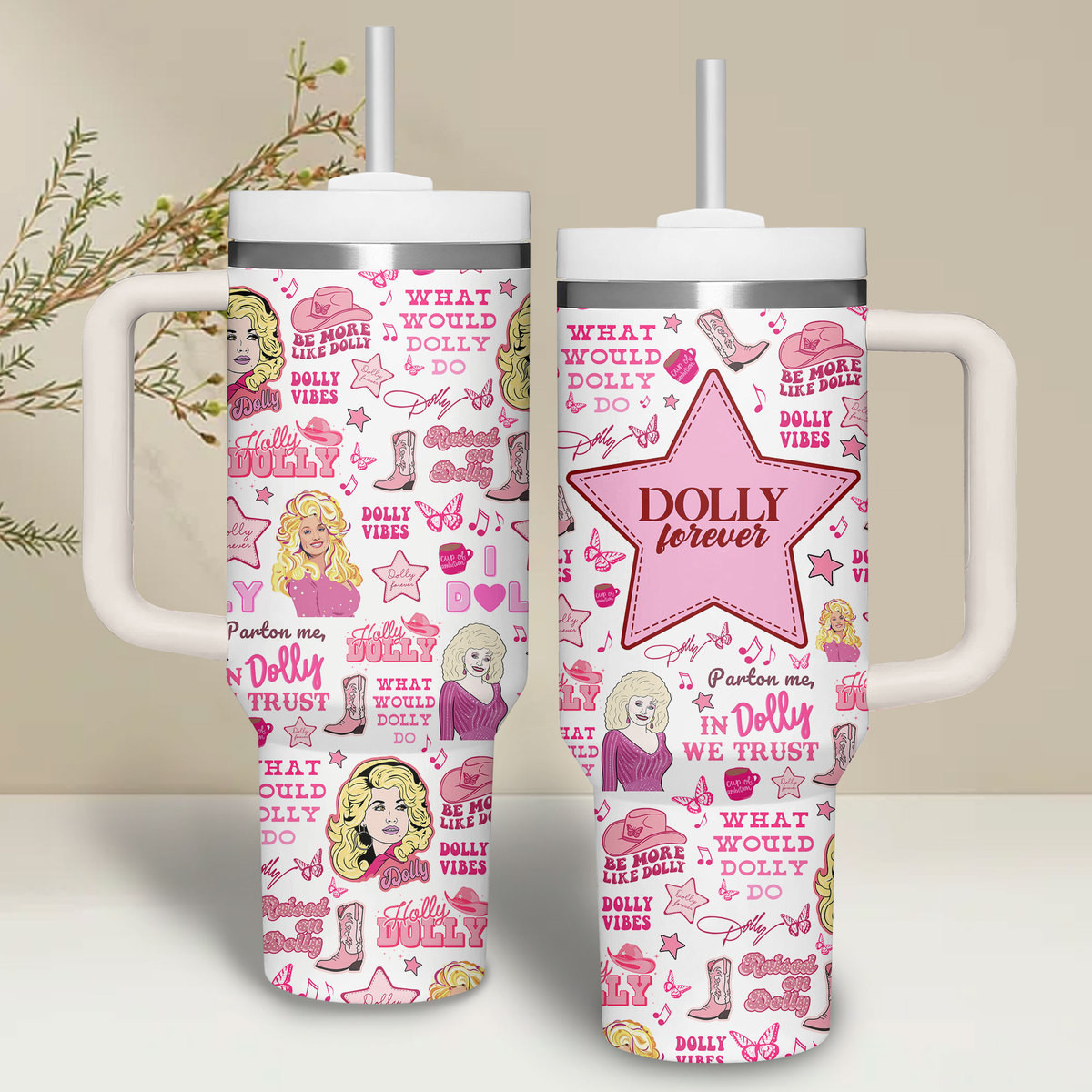 Dolly Parton Music Custom Stanley Cup 40 oz 30 oz Tumbler With HandleTVC2301265