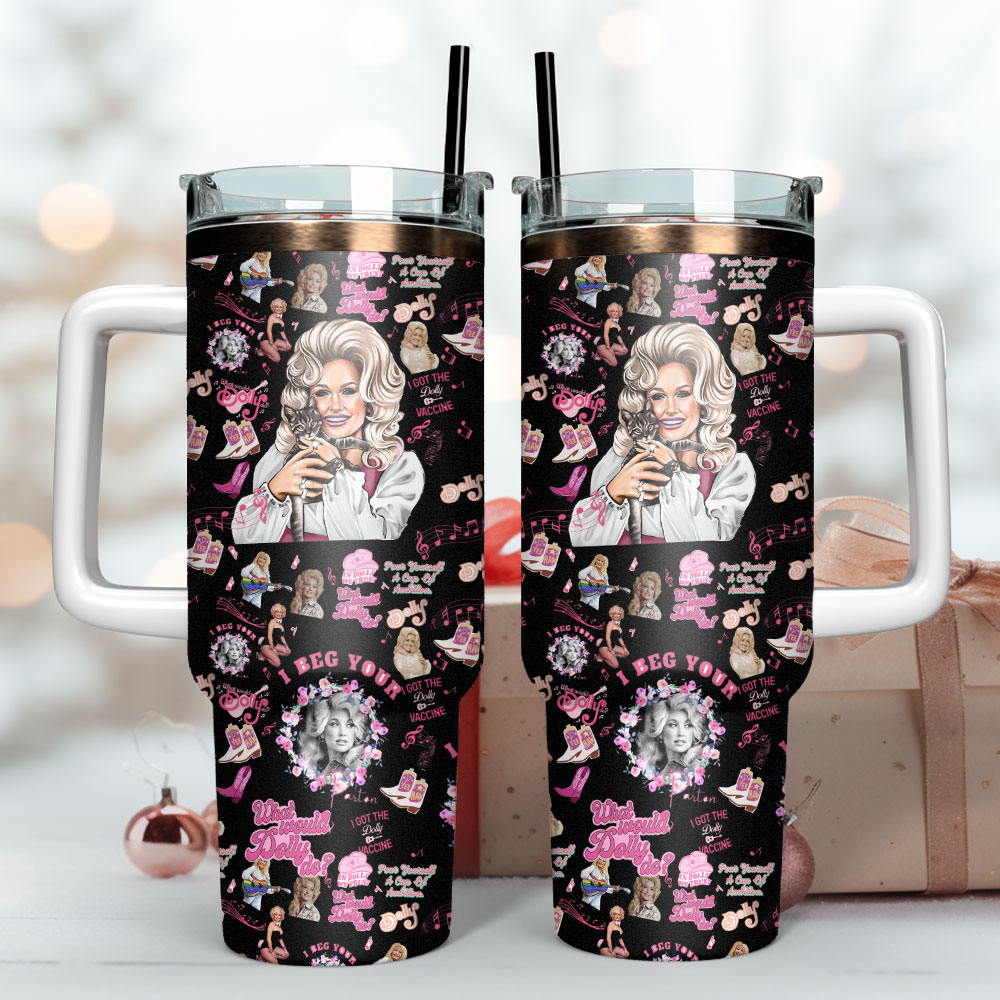 Dolly Parton Music Custom Stanley Cup 40 oz 30 oz Tumbler With HandleTVC2301342