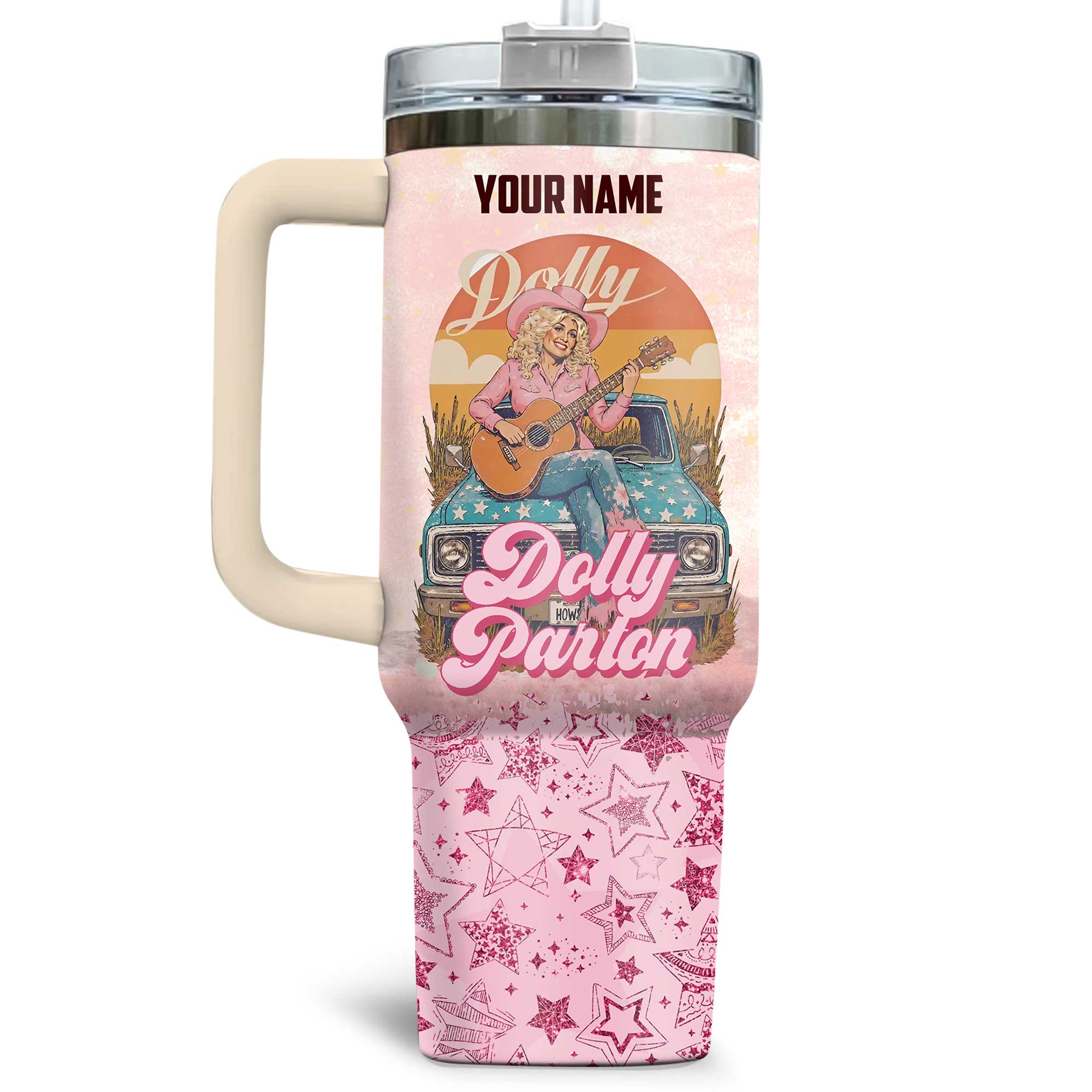 Dolly Parton Music Custom Stanley Cup 40 oz 30 oz Tumbler With HandleTVC230192 - Image 3
