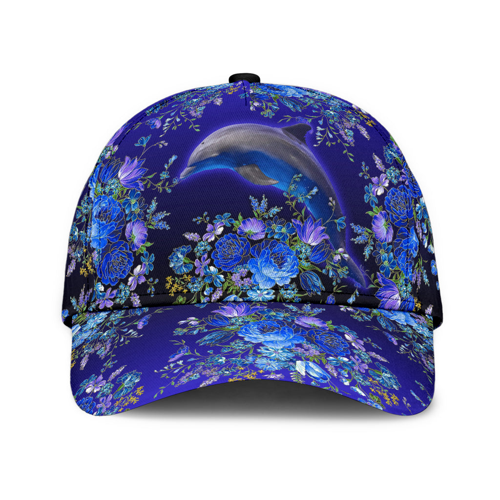 Dolphin Classic Cap, Gift for Dolphin Lovers Trucker Hats Custom Hats Gifts For Men & Women
