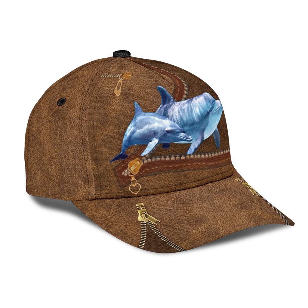 Dolphin Classic Cap, Gift for Dolphin Lovers Trucker Hats Custom Hats Gifts For Men & Women