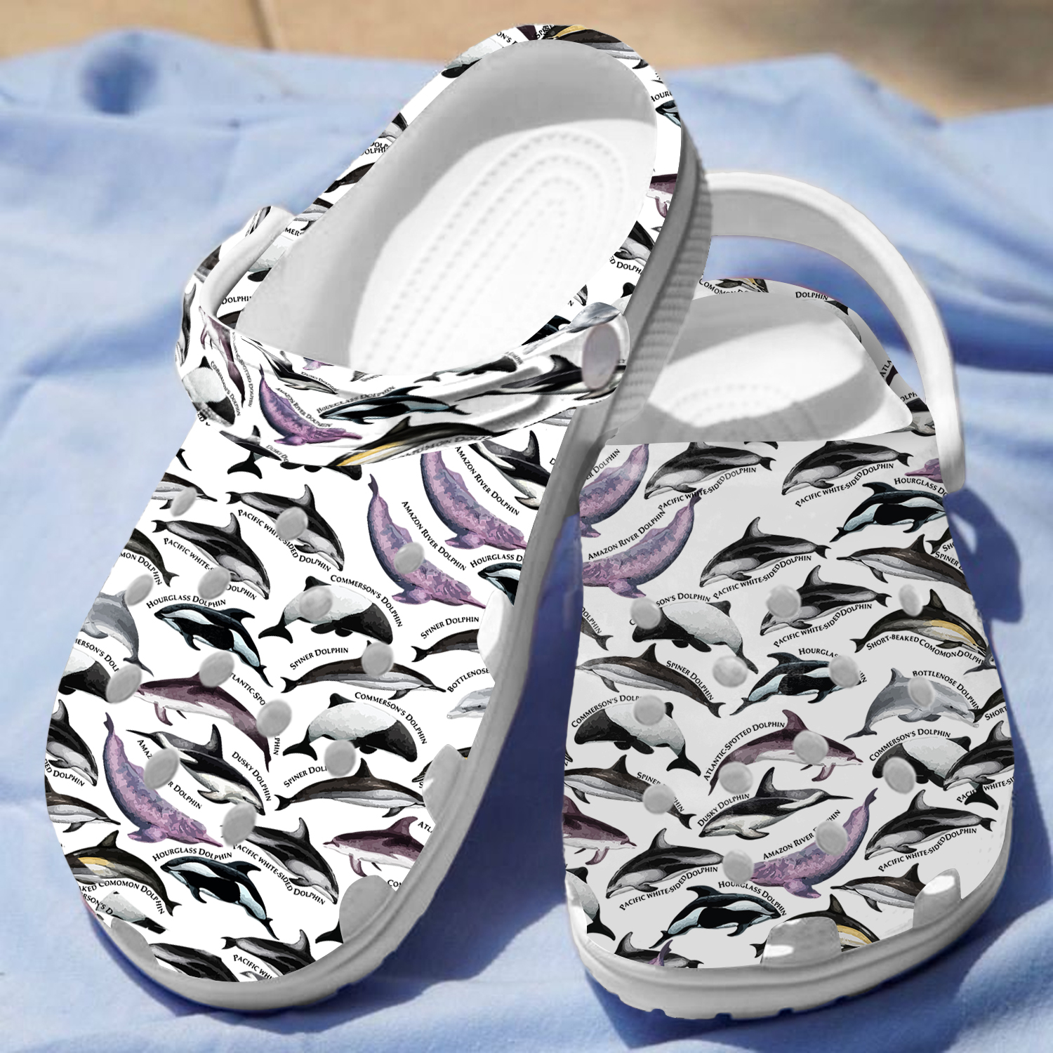 Dolphins Crocs Crocband Clogs Shoes Comfortable For Men Women and Kids