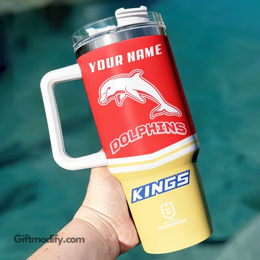 Dolphins NRL Custom Stanley Cup 40 oz 30 oz Tumbler With HandleTVC2301182