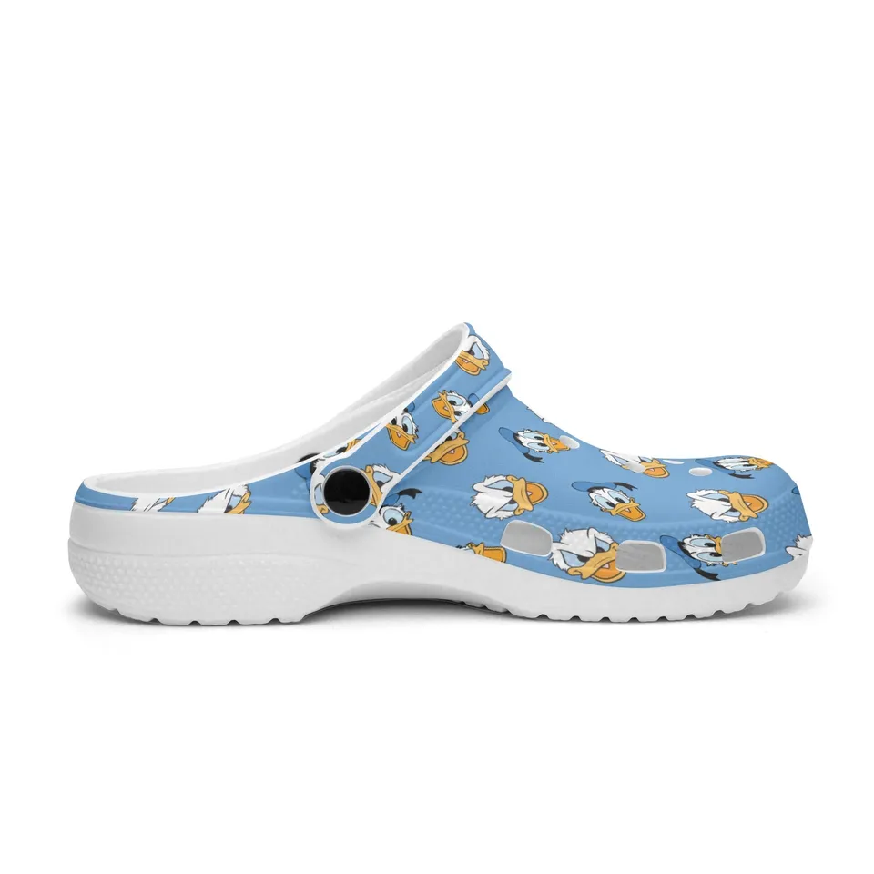 Donald Duck Cartoon Crocs Crocband Clogs Shoes Comfortable For Men Women and Kids - Image 5