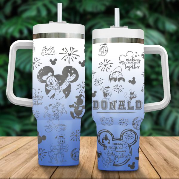 Donald Duck Disney Cartoon Custom Stanley Cup 40 oz 30 oz Tumbler With HandleTVC2301257