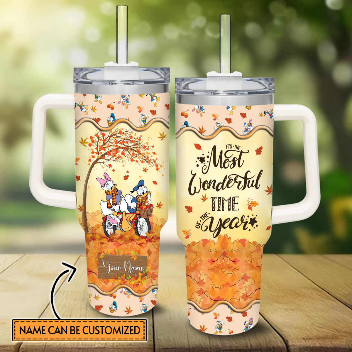 Donald Duck Mickey Mouse And Friends Cartoon Custom Stanley Cup 40 oz 30 oz Tumbler With HandleTVC2301817