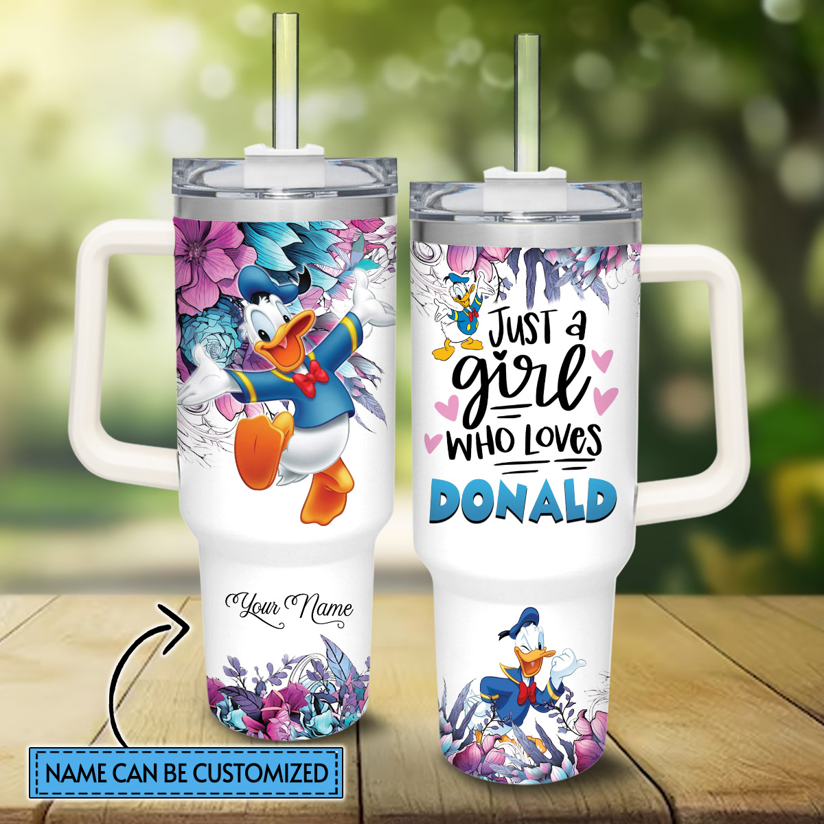 Donald Duck Mickey Mouse And Friends Cartoon Custom Stanley Cup 40 oz 30 oz Tumbler With HandleTVC2301828