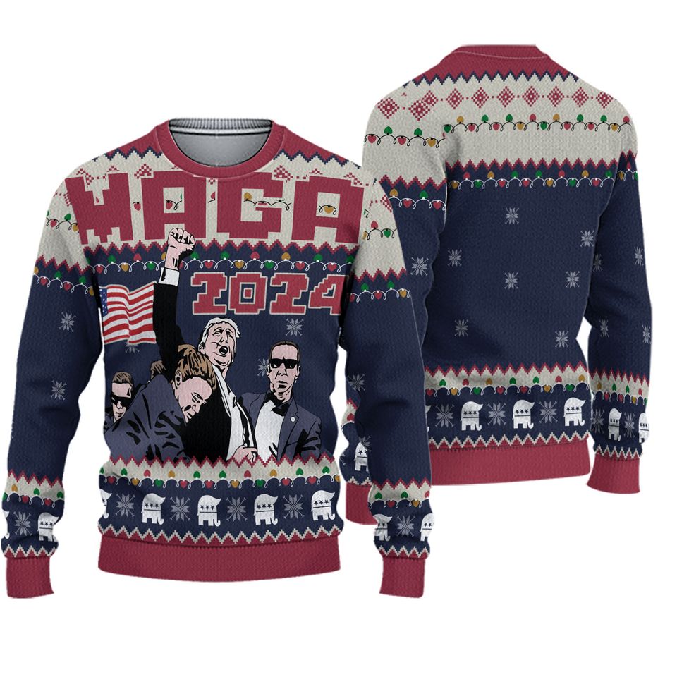 Donald Trump 2024 Christmas Sweater