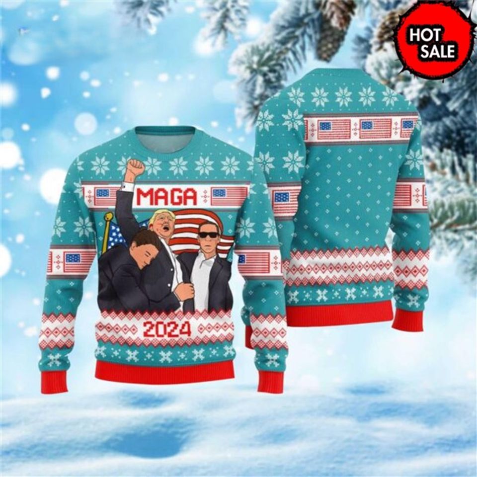 Donald Trump 3D Printed Sweatshirt USA Patriotic Unisex Jumper Sweater