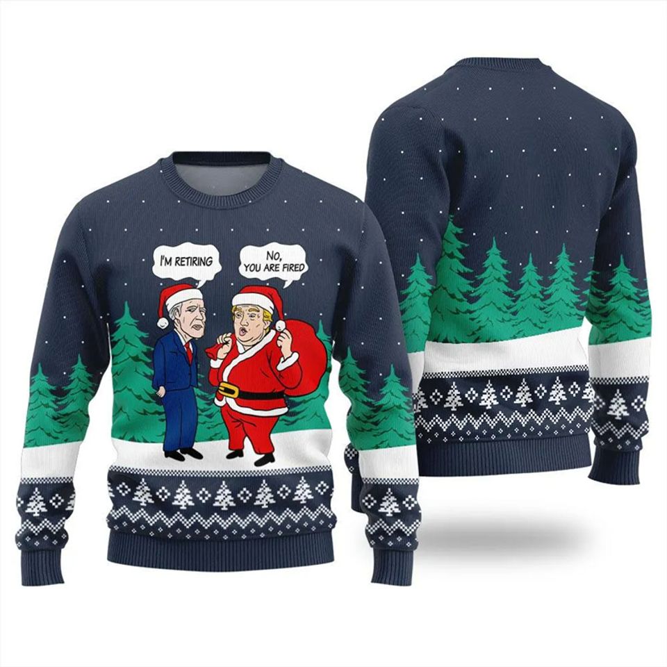 Donald Trump Ugly Sweater For Men Funny Your Are Fired Christmas