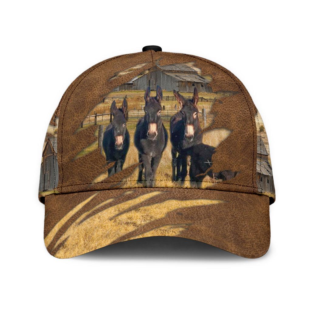 Donkey Classic Cap, Gift for Donkey Lovers Trucker Hats Custom Hats Gifts For Men & Women