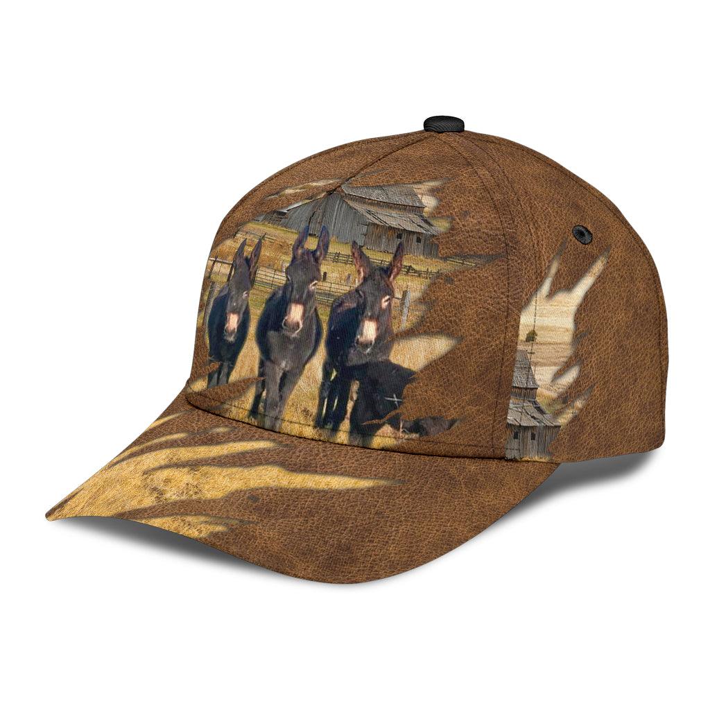 Donkey Classic Cap, Gift for Donkey Lovers Trucker Hats Custom Hats Gifts For Men & Women