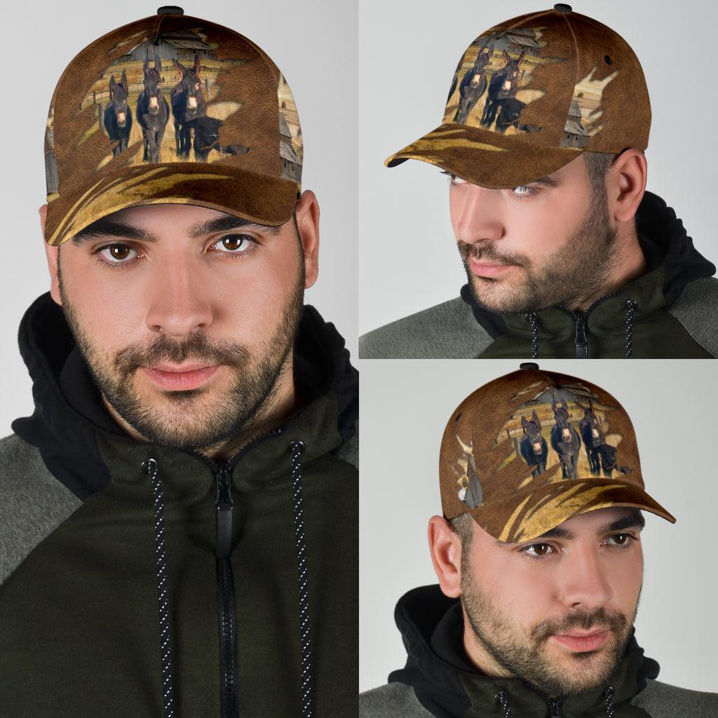 Donkey Classic Cap, Gift for Donkey Lovers Trucker Hats Custom Hats Gifts For Men & Women