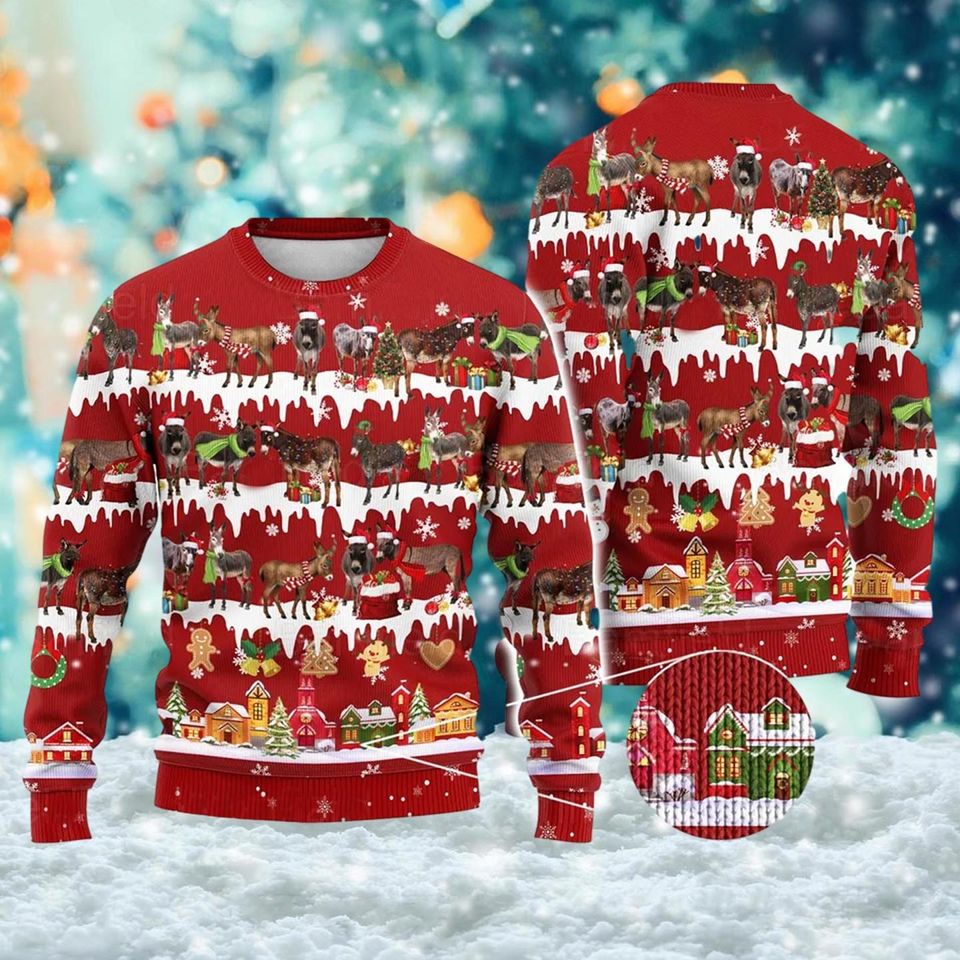 Donkey Farming Ugly Sweatshirts, Christmas Gift For Men Women Kid